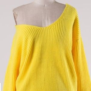 Yellow sweater